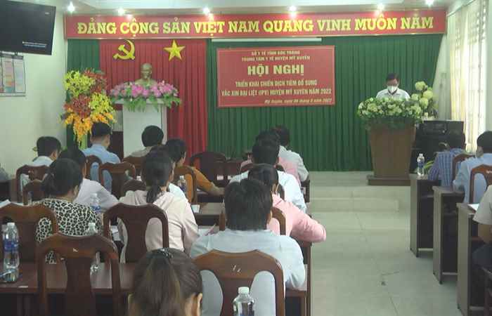 Mỹ Xuyên triển khai chiến dịch tiêm vaccine phòng bệnh bại liệt  